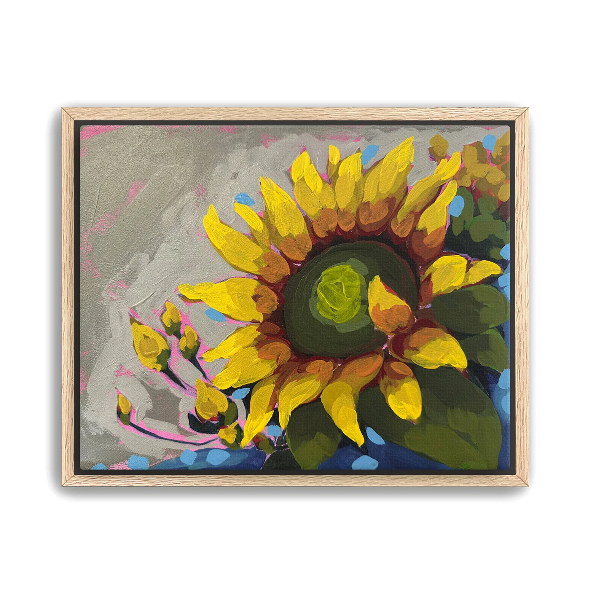 絵画 Frower art / bunmi / belle bloom First Bloom” | A sign of Spring & Hope renewed — Stacy Lee Art